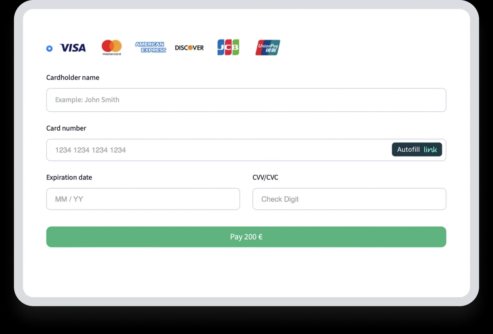 Credit Card Payment Page: Safely Pay for Services with MedicusUnion.
