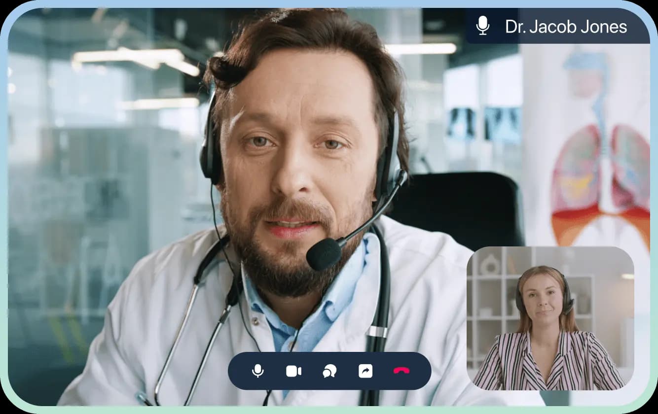 Video Consultations with Top Doctors via Secure Calls